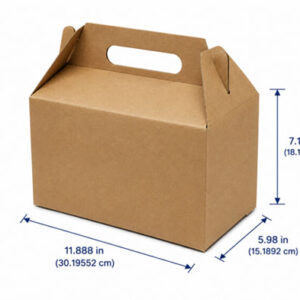 Box Lunch / Lonchera de Cartón Kraft